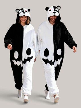 Costumes | New Monokuma Onesie Costume Teddy Bear Size Adult Small ...